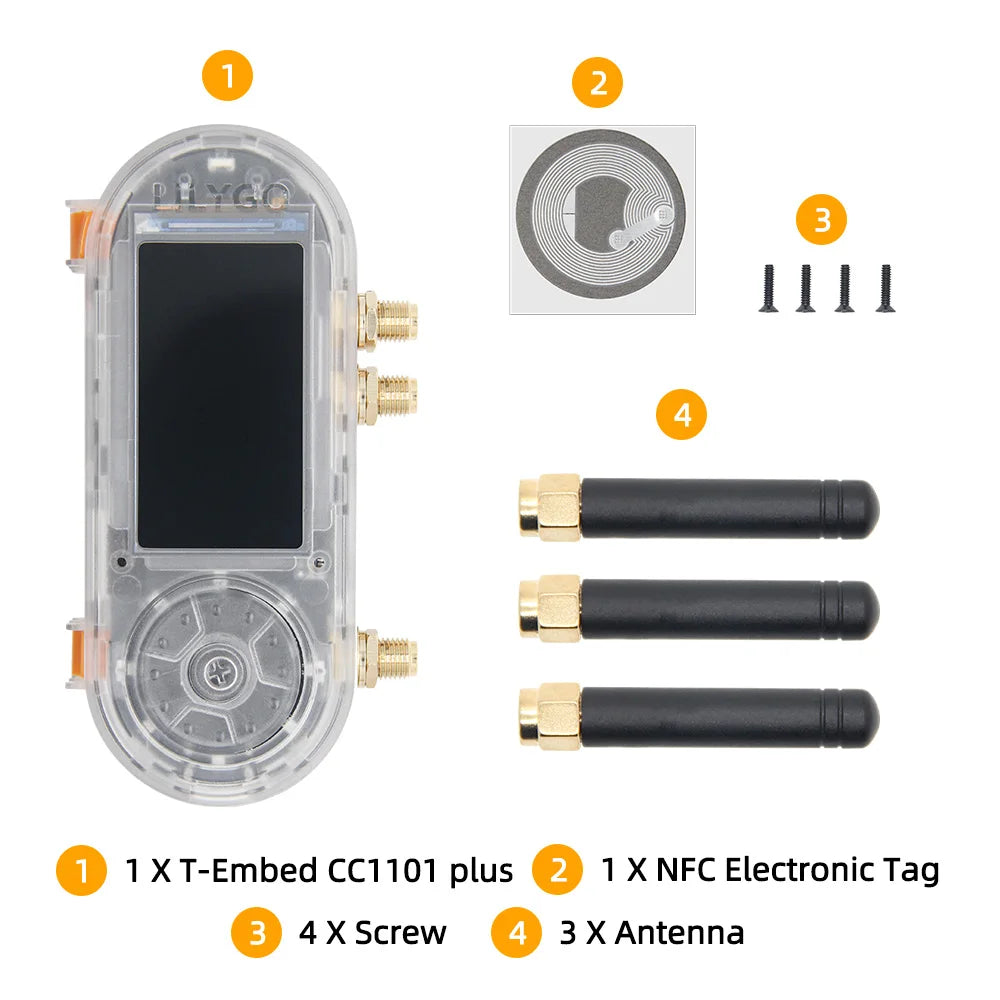 Lilygo T-Embed ESP32-S3 CC1101 NFC RFID LCD Development Module