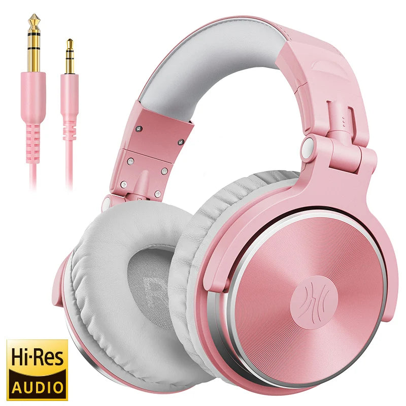 Oneodio Wired Over Ear Studio Monitor Headphones With Microphone