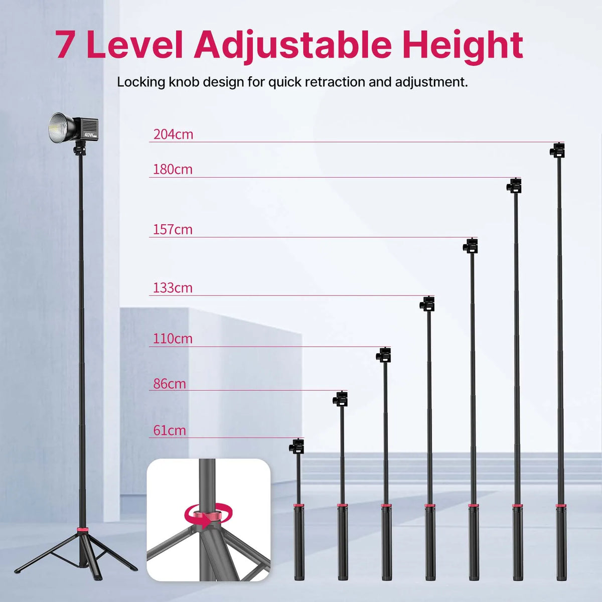 Ulanzi MT-79 Aluminum Alloy Universal Tripod For Camera And Light